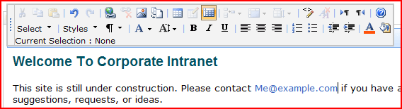 Normal Content Editor Control