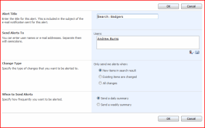 alert-me-page Alert Me Configuration Page