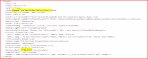 XML view of results from the search webservice for document dates around the summer time boundary