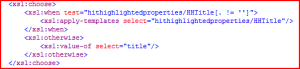 XSL for Hit Highlighting in the Title of a document