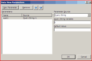 Parameters Dialog in SharePoint Designer