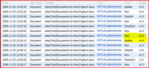 Audit - Inconsistent Version Numbers