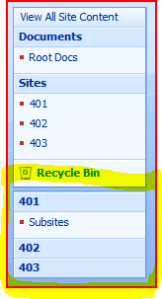 Picture of Web Only Menu output Picture of Web Only Menu output