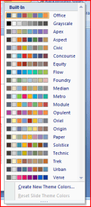 Themes Dialog in PowerPoint