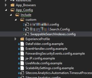 Example Visual Studio Structure